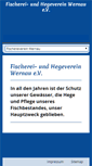 Mobile Screenshot of fischereiverein-wernau.de