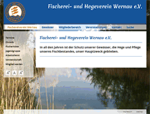 Tablet Screenshot of fischereiverein-wernau.de